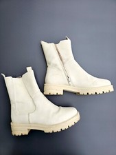Stiefeletten white creme gebraucht kaufen  Deutschland