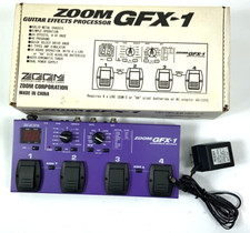 Pedal processador de efeitos múltiplos guitarra ZOOM GFX-1 roxo comprar usado  Enviando para Brazil
