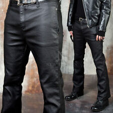 Novoelegante masculino revestido preto fino bootcut jeans comprar usado  Enviando para Brazil