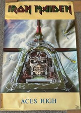 Pôster de parede Iron Maiden Aces High 1985 banda de metal funky rock comprar usado  Enviando para Brazil