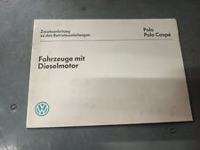 Zusatz betriebsanleitung fahrz gebraucht kaufen  Königsbrunn