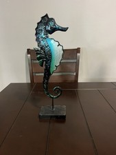 Metal glass seahorse for sale  Miami
