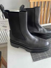 Zara leather boots for sale  COLCHESTER