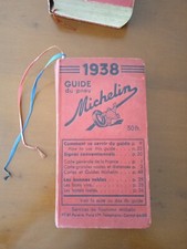 Guide michelin 1938 d'occasion  Paris XIX