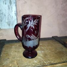Ancien verre pied d'occasion  Sainte-Colombe