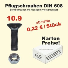 Pflugschrauben din 608 gebraucht kaufen  Bad Schwartau