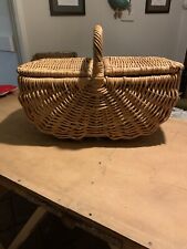 Wicker picnic basket for sale  SWAFFHAM