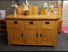 Solid oak sideboard for sale  SOUTH SHIELDS