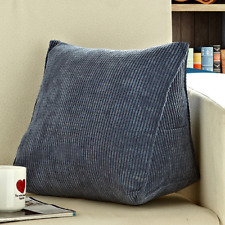 Travesseiro de leitura para cama triangular grande encosto travesseiro sofá-cama travesseiro de descanso, usado comprar usado  Enviando para Brazil