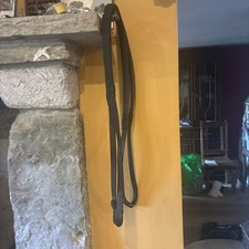 Black rubber reins for sale  MACCLESFIELD