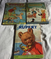 Rupert bear annuals. for sale  ROSSENDALE