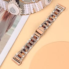 Pulseira de relógio de aço inoxidável pulseira de resina para Fitbit Sense 2/versa 4 pulseira comprar usado  Enviando para Brazil