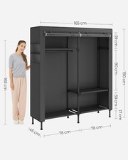 Portable wardrobe fabric for sale  DUKINFIELD
