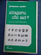 Giacomo scotti zingaro usato  Napoli