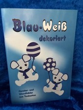 Blau weiß dekorieren gebraucht kaufen  Oberthal