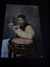 Usado, Cartão postal antigo Chinaman Chow Chow Ásia China comendo comida comprar usado  Enviando para Brazil
