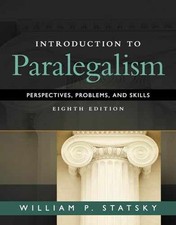 Introduction paralegalism hard for sale  Philadelphia