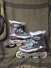 Patins femininos em linha tamanho 7 K2 Athena patins 1 fileira T-Nine excelente comprar usado  Enviando para Brazil