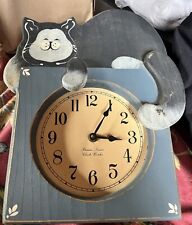 Wooden cat clock for sale  Salem