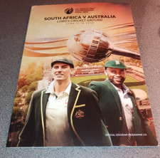 2025 ICC World Test Championship Final Programme South Africa v Australia NEW segunda mano  Embacar hacia Mexico
