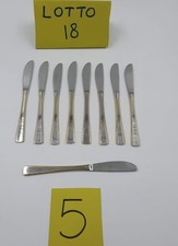 Set coltelli acciaio usato  Solza