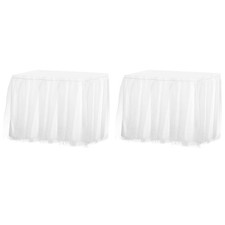 6ft white tulle for sale  BRISTOL