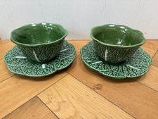 Pair vintage majolica for sale Pair vintage majolica for sale  STOCKPORT