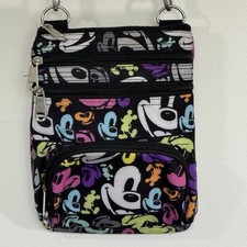 Usado, Bolsa tiracolo de viagem parques da Disney estampa Mickey Mouse bolsos com zíper múltiplo comprar usado  Enviando para Brazil