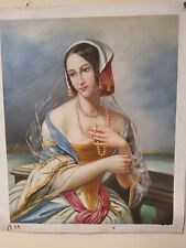 Quadro dama nobile usato  Palermo