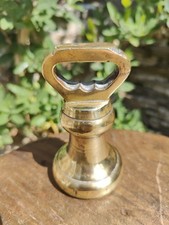 Brass bell weight for sale  PLYMOUTH