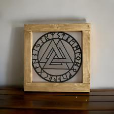 Wanddekoration valknut wikinge gebraucht kaufen  Hameln