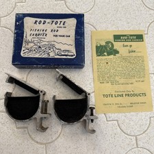VINTAGE SUPORTE DE VARA DE PESCA SUPORTE PARA VARA DE CARRO-TOTE #1509 RARO EUA NA CAIXA, usado comprar usado  Enviando para Brazil