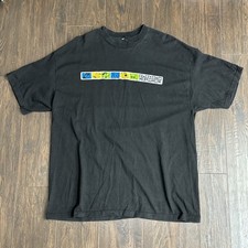Usado, Camiseta Masculina Vintage Cartoon Network Logotipo Caixa Promocional Fabricada nos EUA Anos 2000 Extra Grande Sem Etiqueta comprar usado  Enviando para Brazil