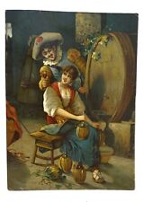 Antica oleografia travaso usato  Villata