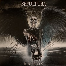 Foto Sepultura *ASSINADA À MÃO* 12x12 - AUTOGRAFADA ~ Kairos comprar usado  Enviando para Brazil