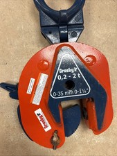 Braçadeira de elevação de placa universal Crosby 2 toneladas IPU10 tamanho 0" - 1-3/8" p/n 2701677 comprar usado  Enviando para Brazil