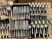 Silberbesteck personen tafel gebraucht kaufen  Bocholt