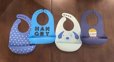 Pack silicone bibs for sale  Lake Grove