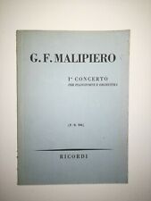 Malipiero concerto per usato  Castellammare di Stabia