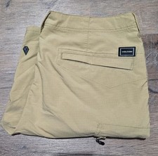 Shorts Volcom masculino surf e relva dois bolsos de carga planos cáqui elástico tamanho 34 comprar usado  Enviando para Brazil