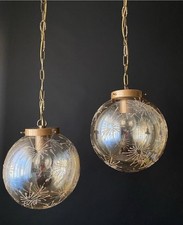 Couple of ball glass chandelier, usado comprar usado  Enviando para Brazil