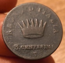 Moneta centesimi 1810 usato  Olbia