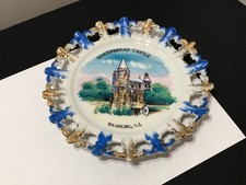 Usado, Vintage 1960's Gingerbread Castle - Hamburgo, NJ - Prato de lembrança comprar usado  Enviando para Brazil