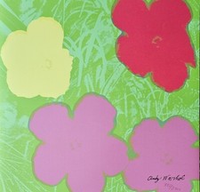 ANDY WARHOL FLORES DE PAPOULA 1986 NUMERADA À MÃO 352/2400 LITOGRAFIA POP ART IMPRESSÃO comprar usado  Enviando para Brazil