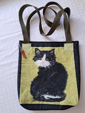 Tasche stoff katze gebraucht kaufen  Bergtheim