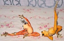 Yoga frog figurines for sale  Kenly