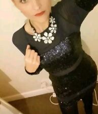 Sequinned bodycon dress for sale  LOWESTOFT