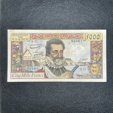 Billet 5000 francs d'occasion  Cluses