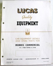 Lucas morris commercial for sale  LEICESTER