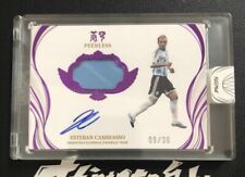 Esteban Cambiasso Patch Auto Roxo #9/36 2022 Fansmall Soaring Flawless *Ns comprar usado  Enviando para Brazil